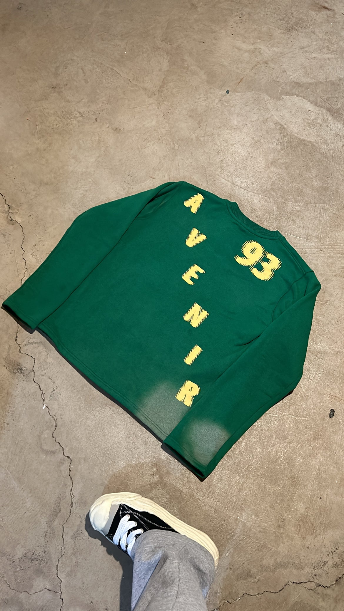 Green L*AVENIR Jersey Sweater