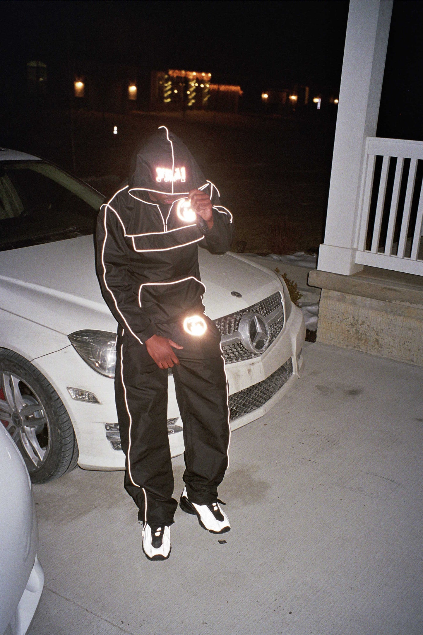 “Damage Control” Black Tracksuit