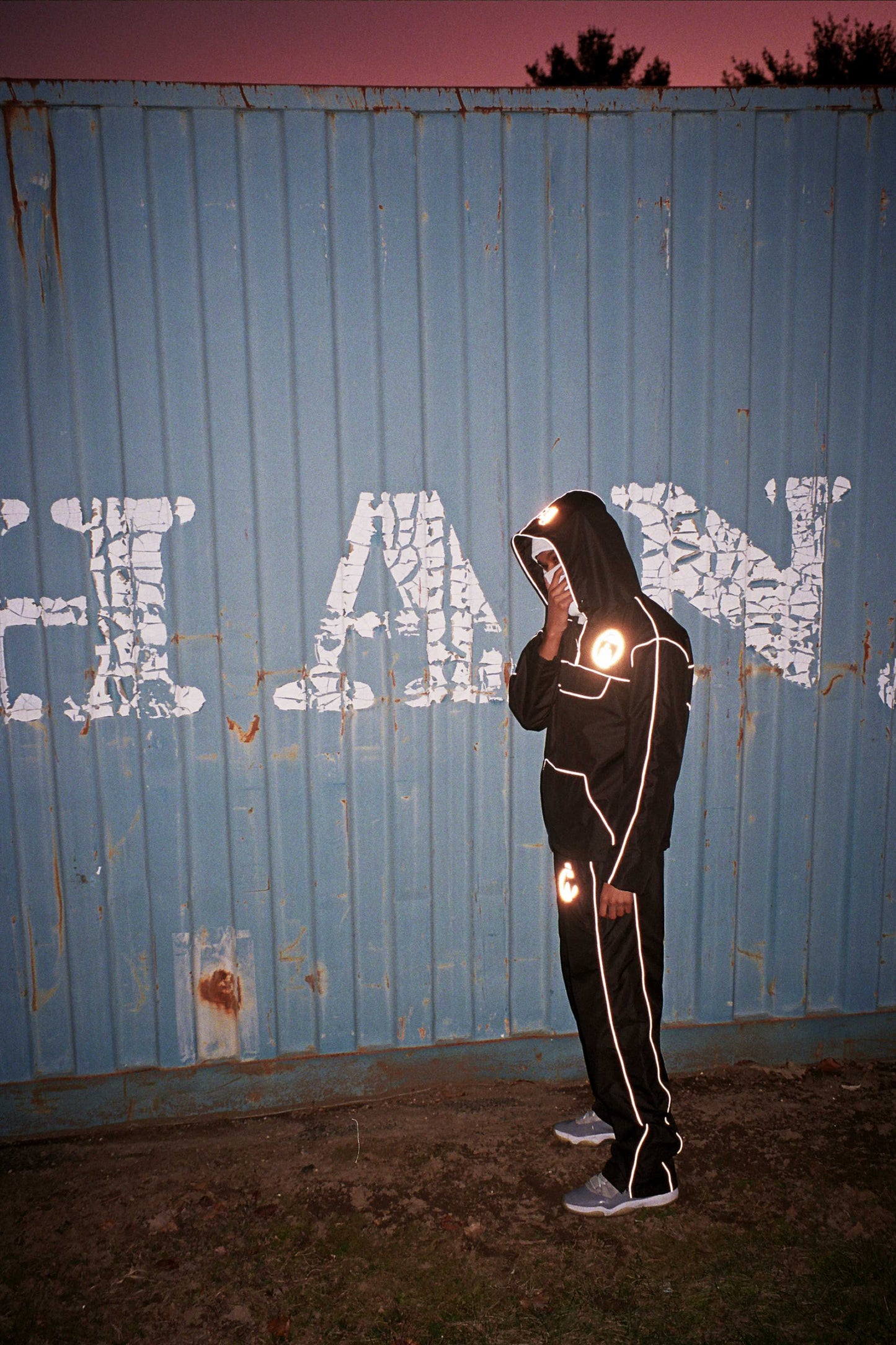 “Damage Control” Black Tracksuit