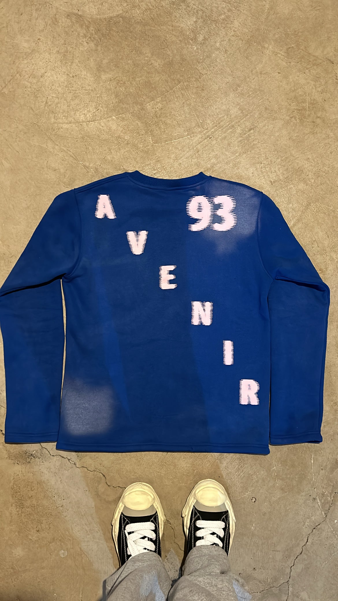 True Blue L*AVENIR Jersey Sweater