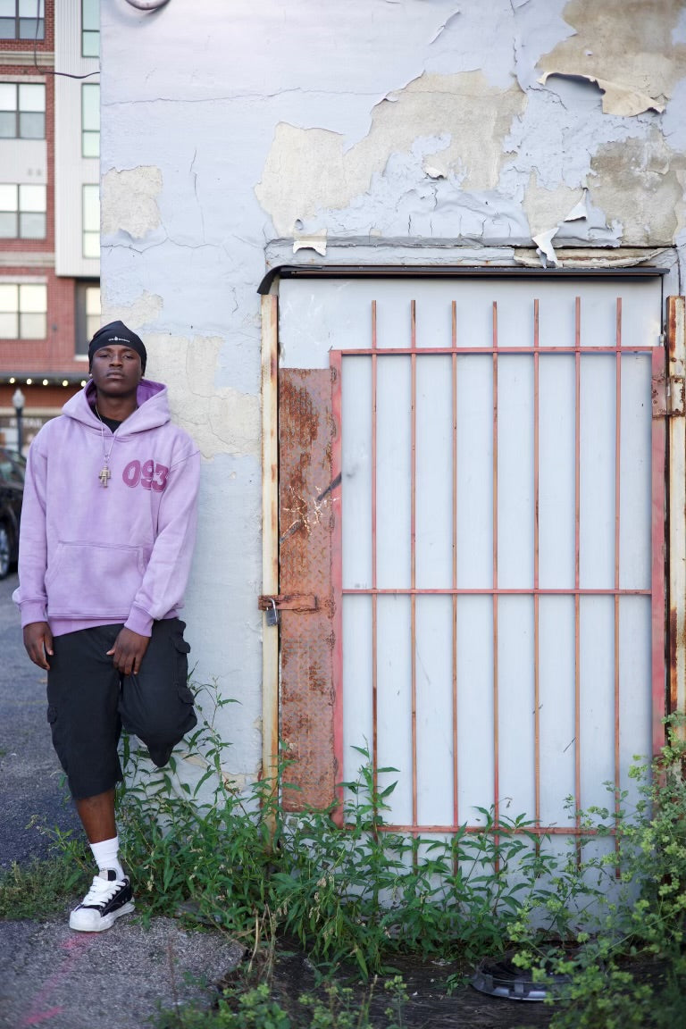 093 Hoodie” Purple